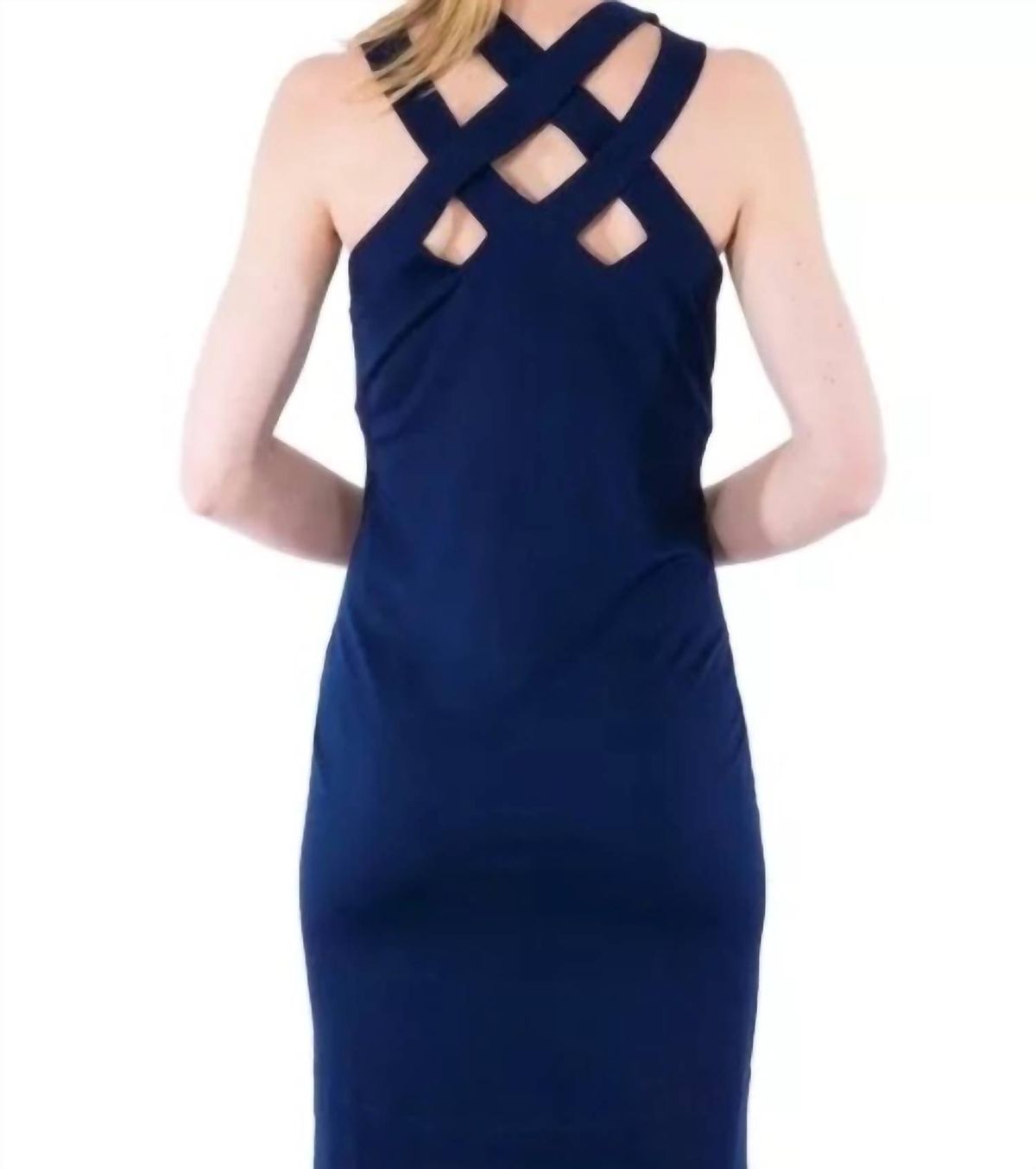 Style 1-3280248990-3236 GRETCHEN SCOTT Size S Navy Blue Cocktail Dress on Queenly