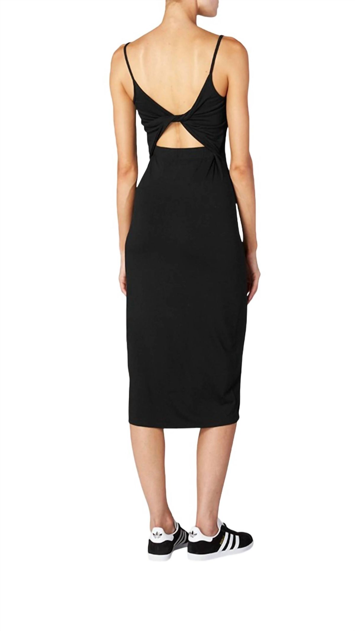 Style 1-3803281064-2791 Enza Costa Size L Satin Black Cocktail Dress on Queenly