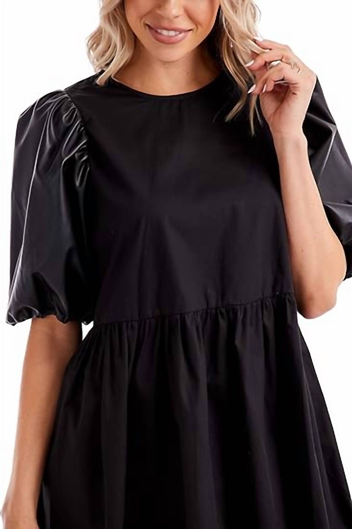 Style 1-3994471706-2791 mudpie Size L Black Cocktail Dress on Queenly