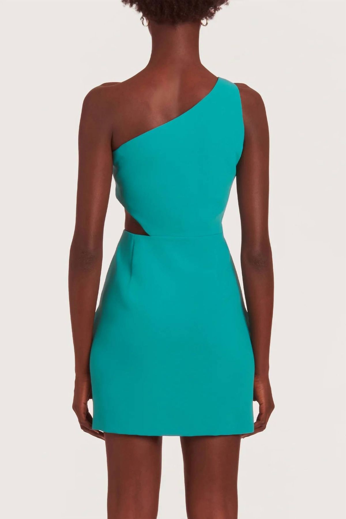 Style 1-4031494799-3236 Amanda Uprichard Size S One Shoulder Turquoise Green Cocktail Dress on Queenly