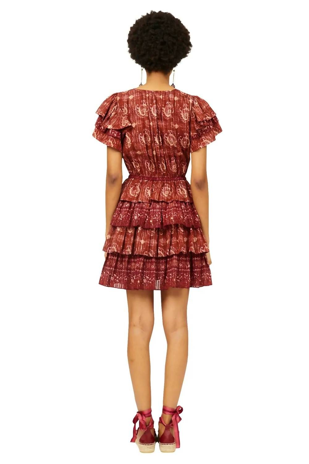 Style 1-4032653309-1901 Ulla Johnson Size 6 Red Cocktail Dress on Queenly