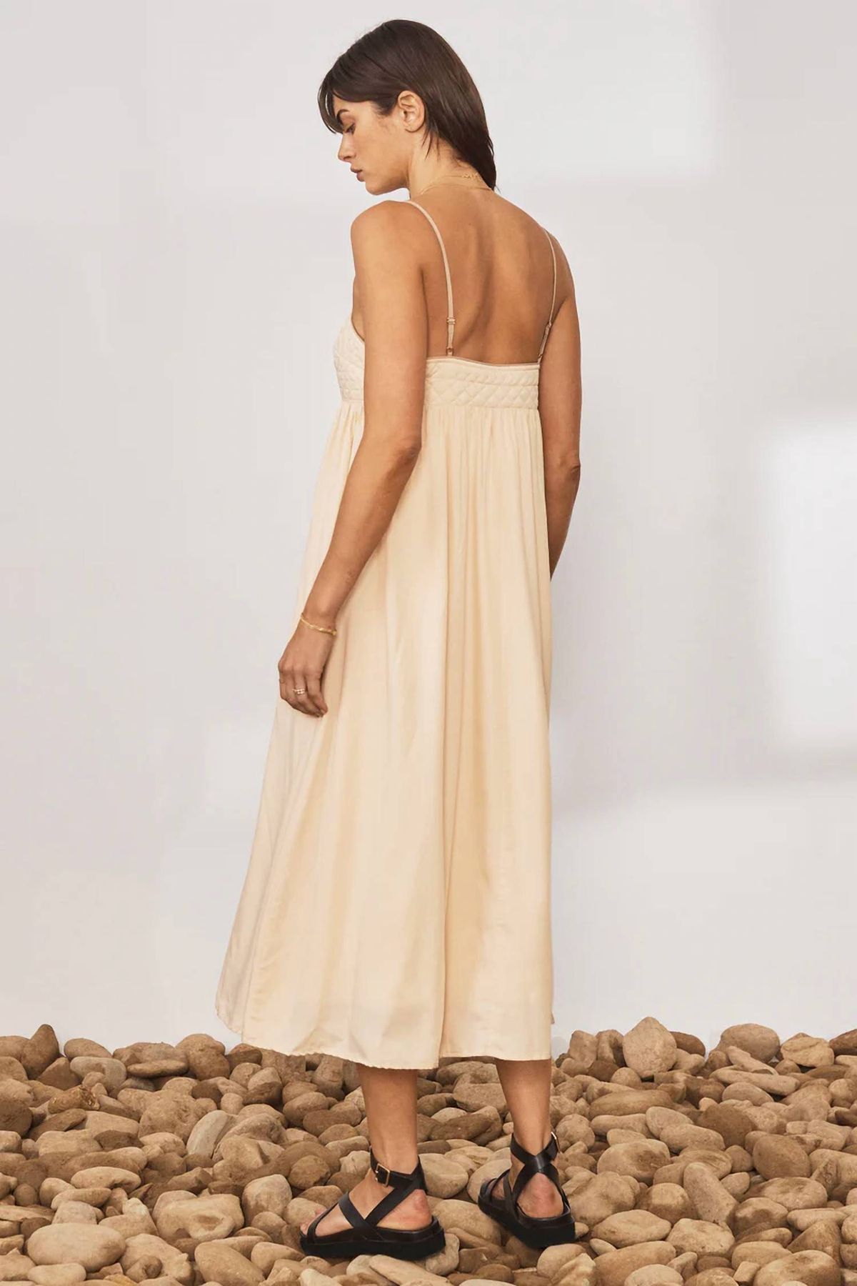 Style 1-4042697289-3471 Sancia Size S Nude Cocktail Dress on Queenly