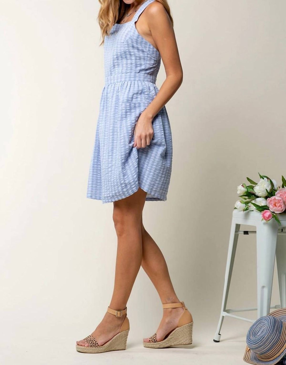 Style 1-4161624003-2791 Doe and Rae Size L Blue Cocktail Dress on Queenly