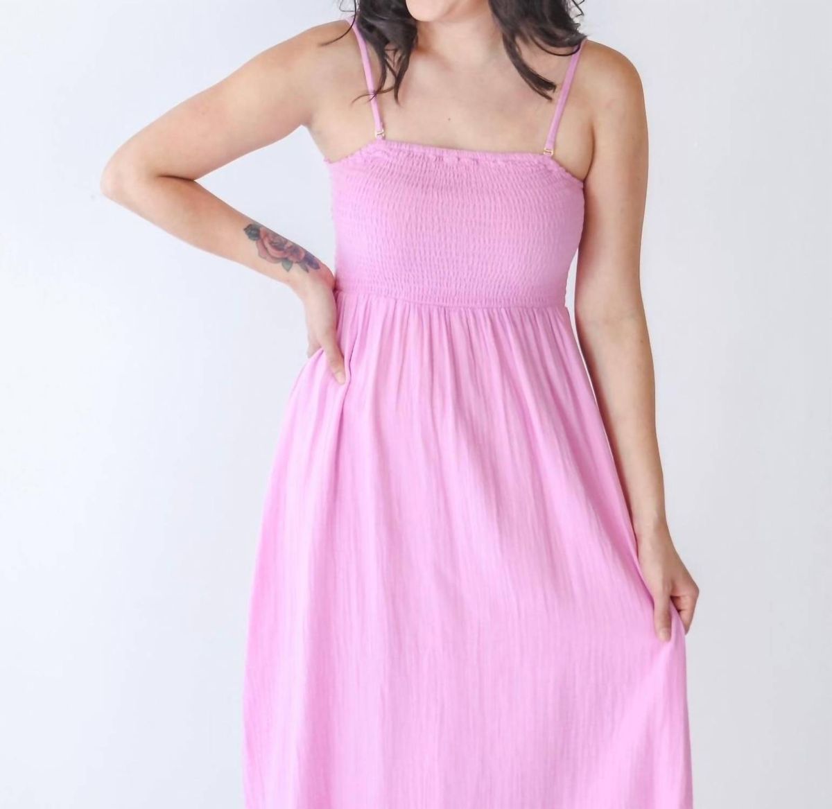 Style 1-797579797-2791 Billabong Size L Pink Floor Length Maxi on Queenly