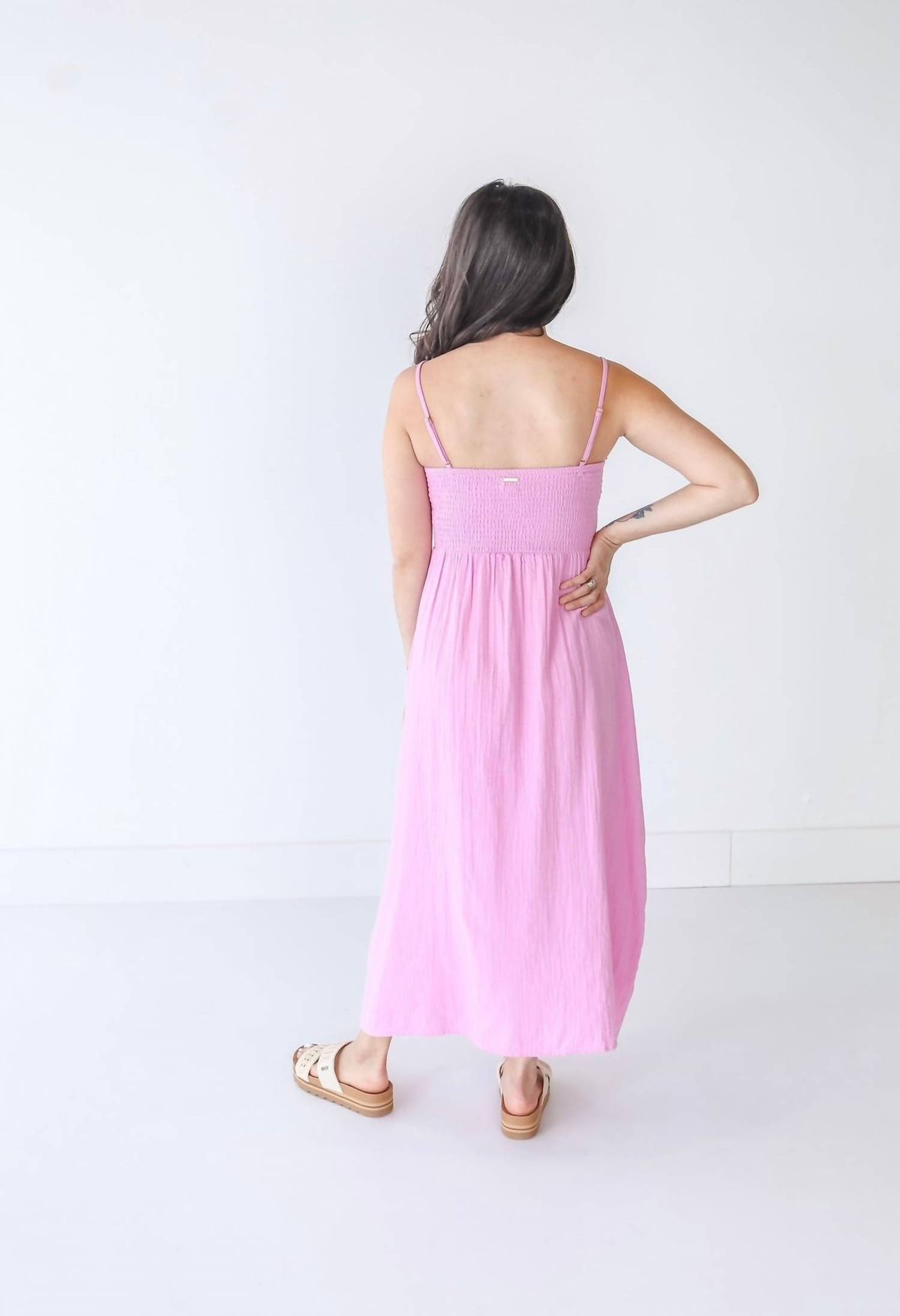 Style 1-797579797-2791 Billabong Size L Pink Floor Length Maxi on Queenly