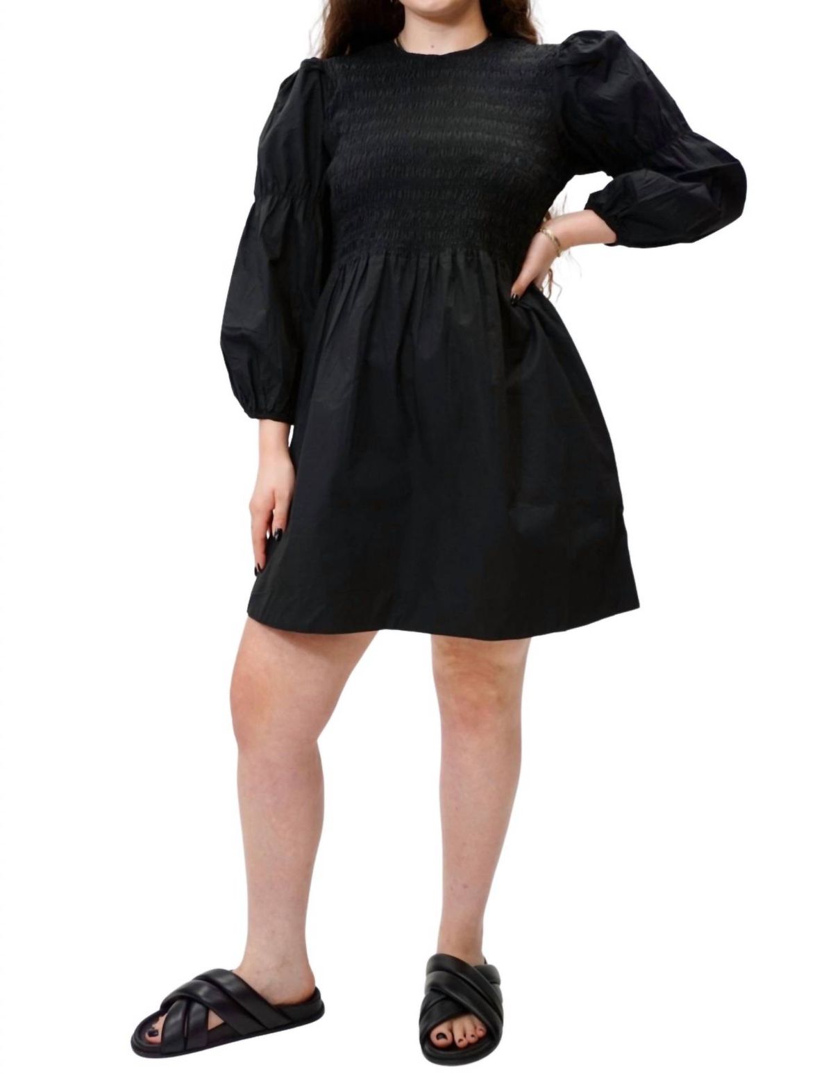 Style 1-95082767-1231 GANNI Plus Size 36 Black Cocktail Dress on Queenly