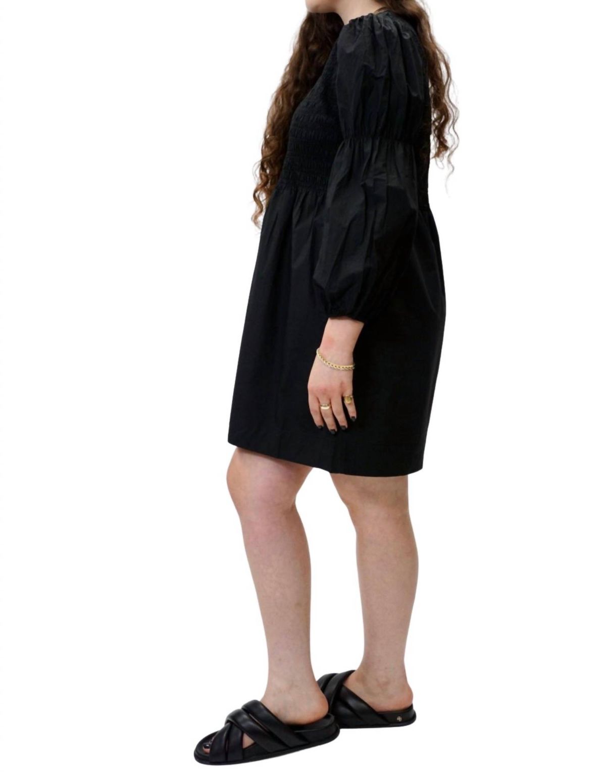 Style 1-95082767-1231 GANNI Plus Size 36 Black Cocktail Dress on Queenly