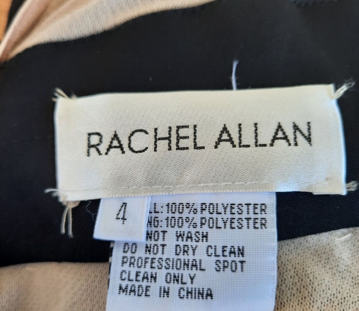 Rachel Allan Size 4 Prom High Neck Black A-line Dress on Queenly