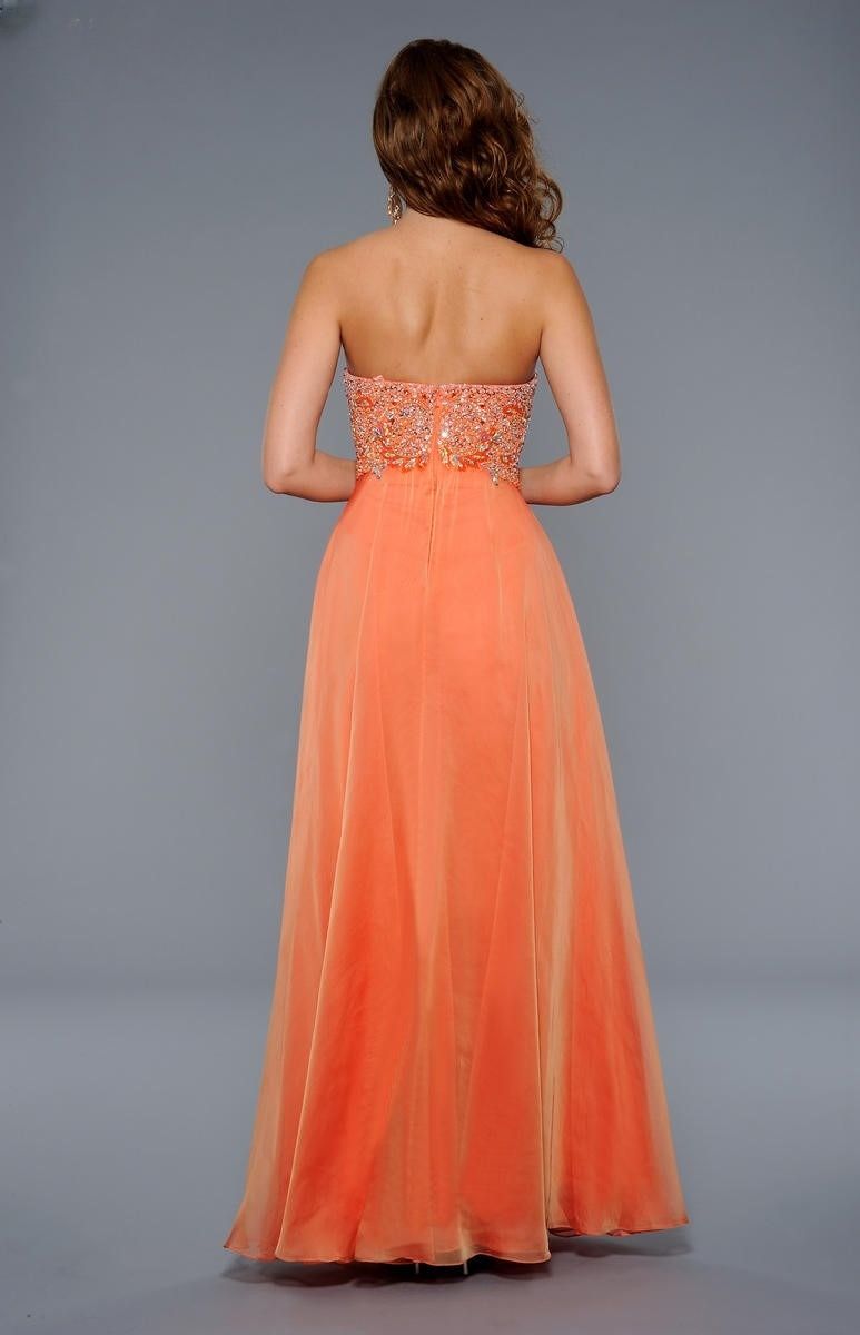 Lara Designs  Size 10 Prom Orange A-line Dress on Queenly