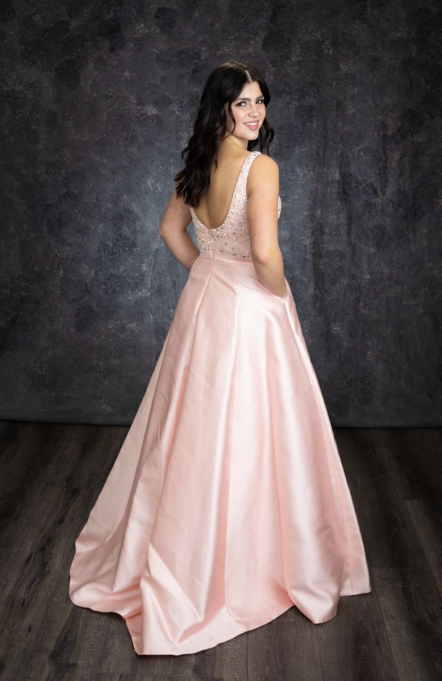 Style JANIELLE Size 6 Prom Pink Ball Gown on Queenly