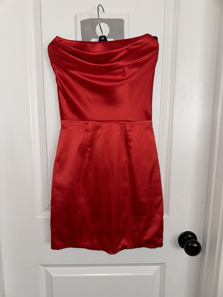 Babyboo Size S Prom Red Cocktail Dress on Queenly