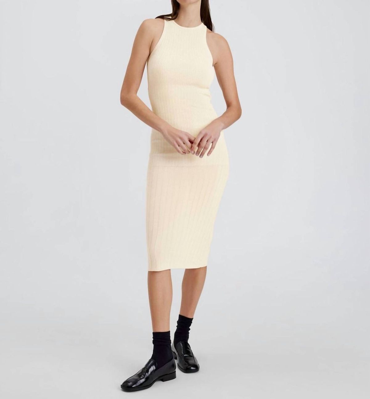 Style 1-1536084102-70 SOLID & STRIPED Size XS Nude Cocktail Dress on Queenly