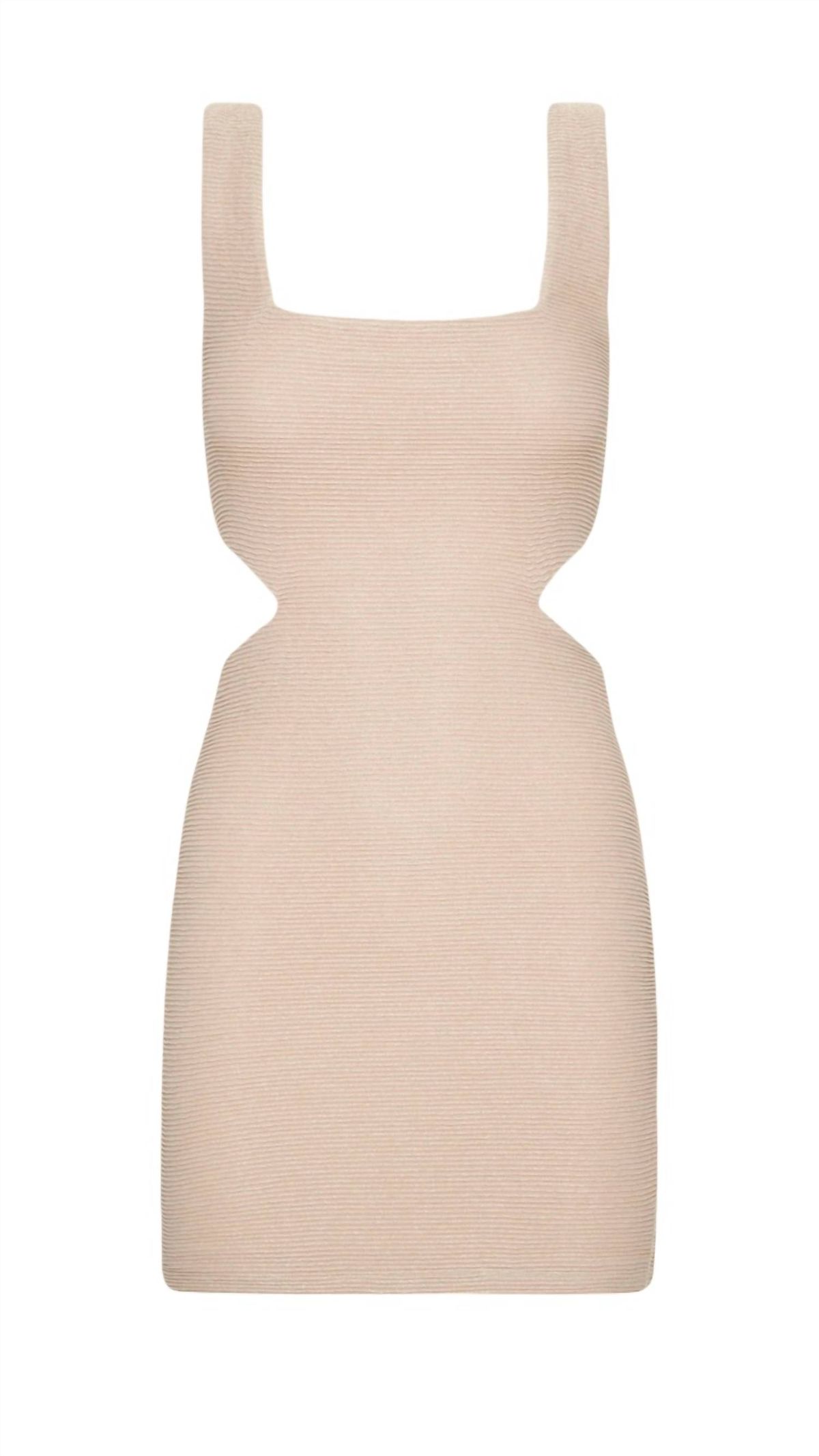 Style 1-1579498424-149 RUMER Size L Nude Cocktail Dress on Queenly
