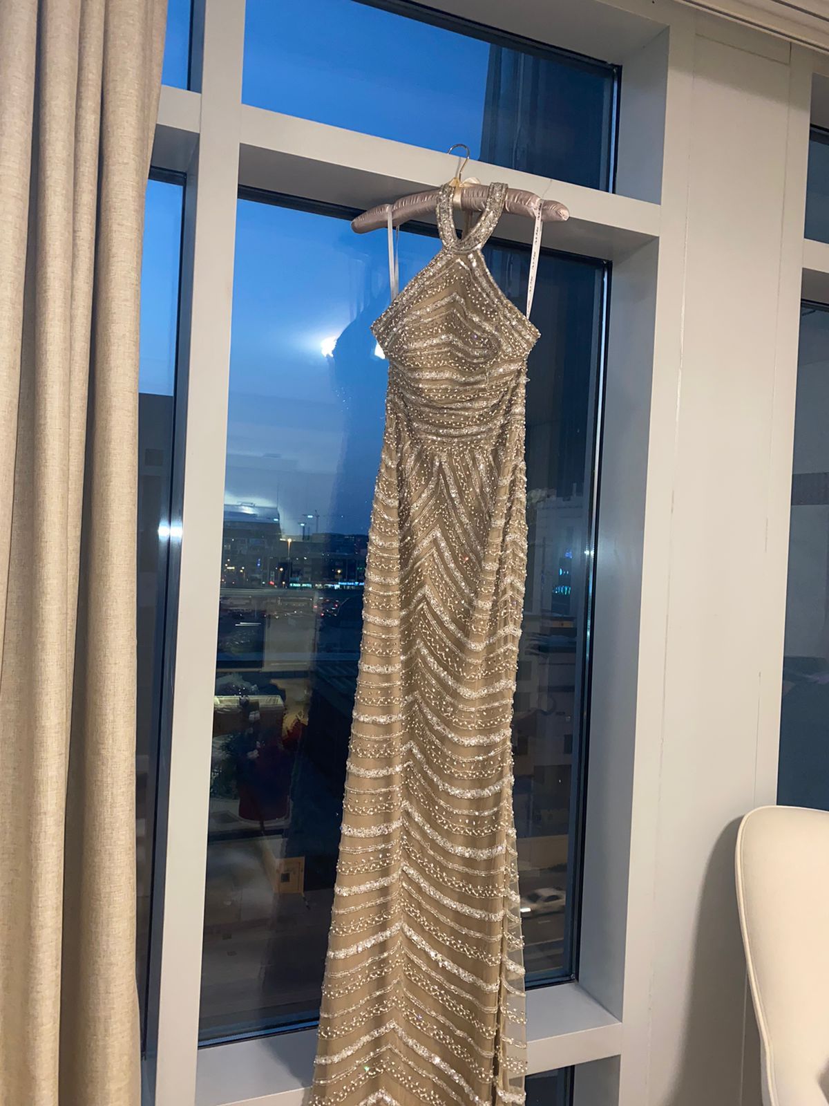 Chic and Holland  Girls Size 2 Nude Cocktail Dress on Queenly