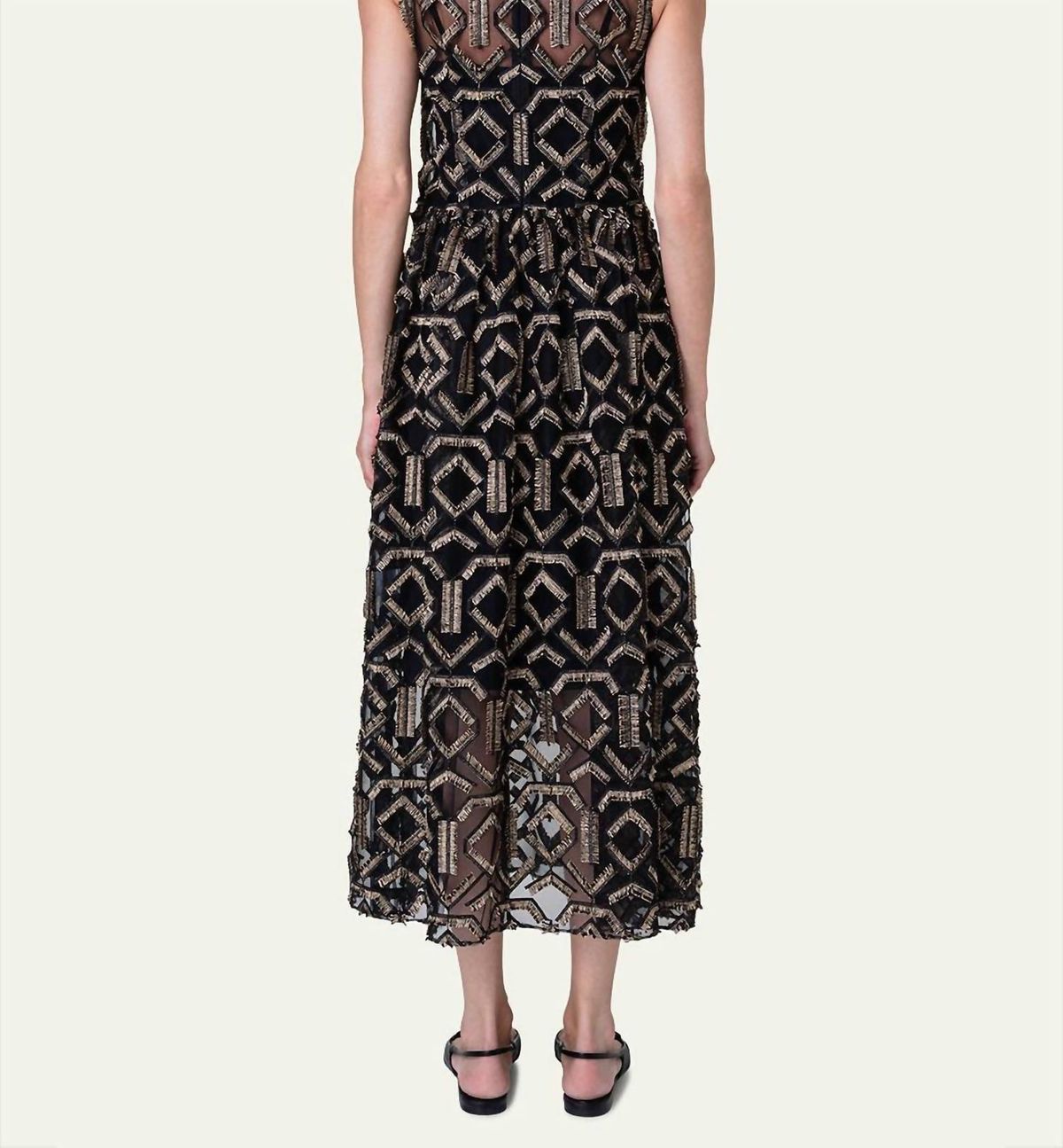 Style 1-186585383-238 AKRIS PUNTO Size 12 Black Cocktail Dress on Queenly