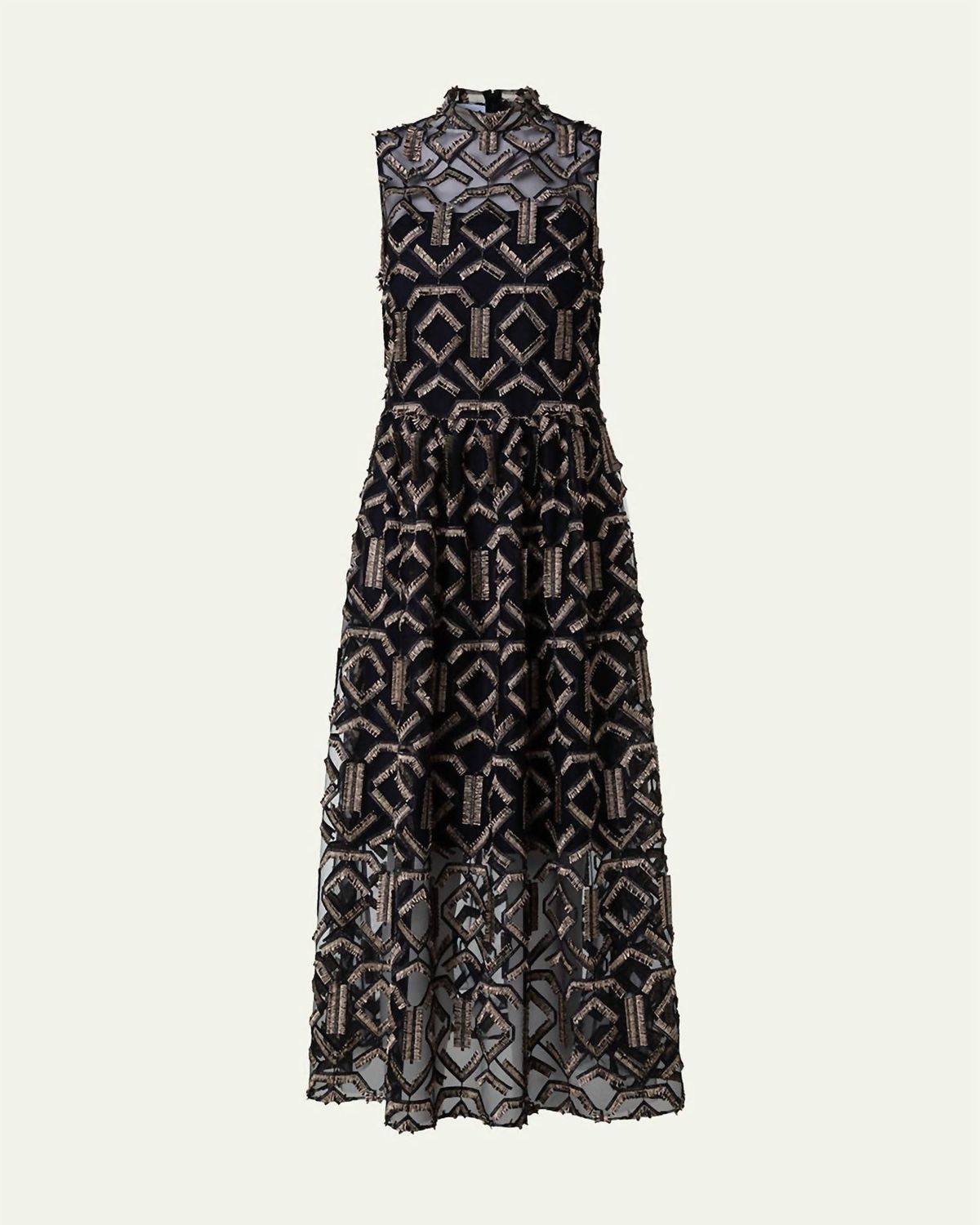 Style 1-186585383-238 AKRIS PUNTO Size 12 Black Cocktail Dress on Queenly