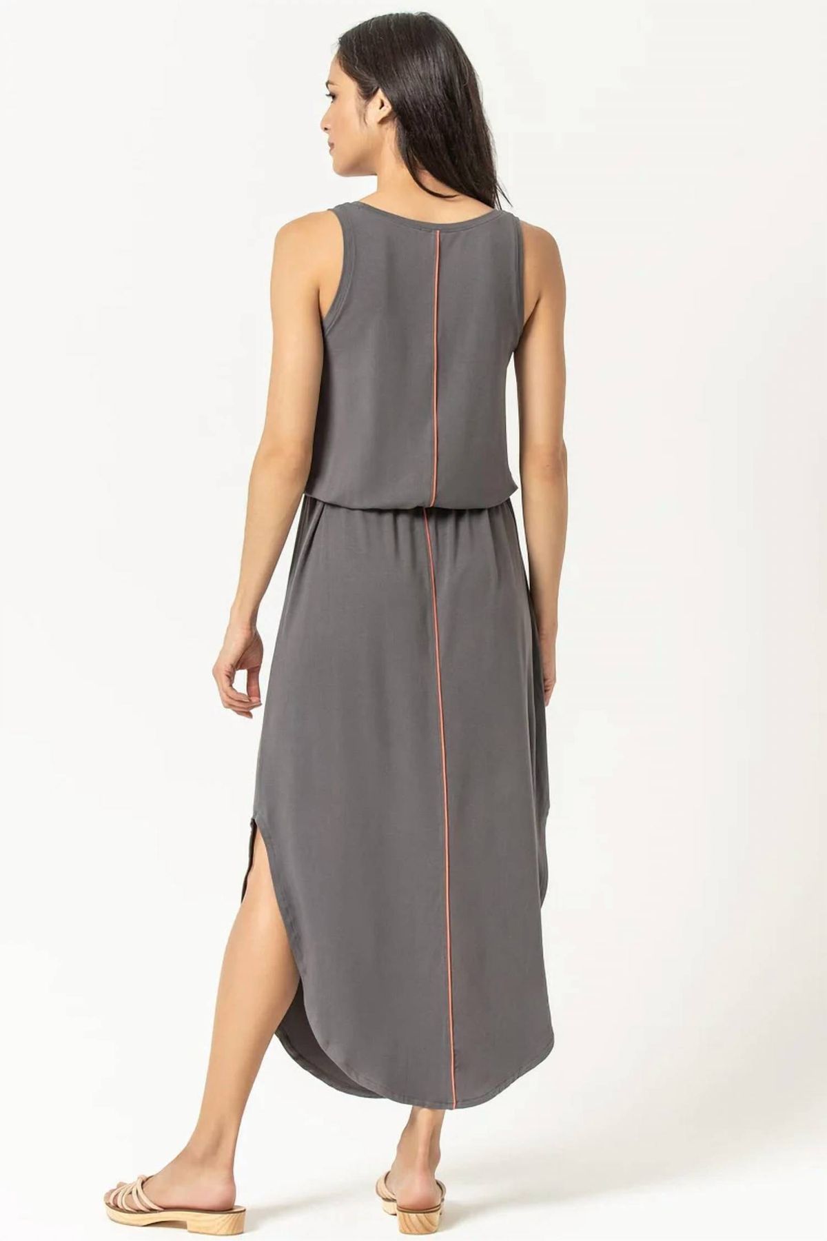 Style 1-2173090367-149 Lilla P Size L Gray Cocktail Dress on Queenly