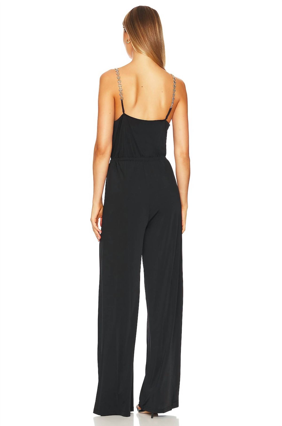 Style 1-2955840876-149 L'Agence Size L Black Formal Jumpsuit on Queenly
