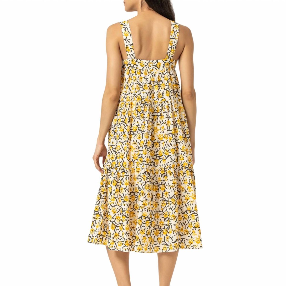 Style 1-3102725958-149 Lilla P Size L Yellow Cocktail Dress on Queenly