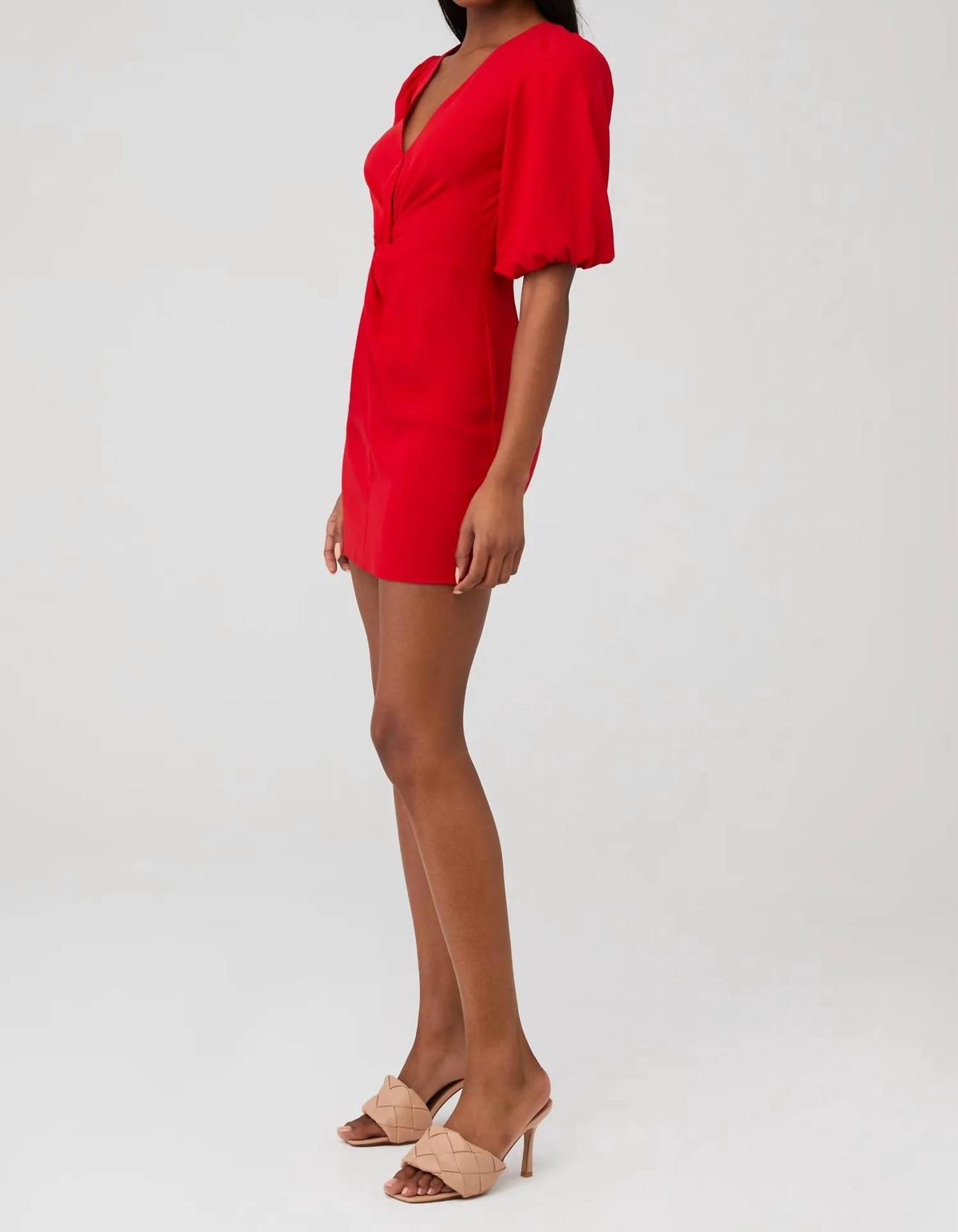 Style 1-3169358744-70 Amanda Uprichard Size XS Red Cocktail Dress on Queenly