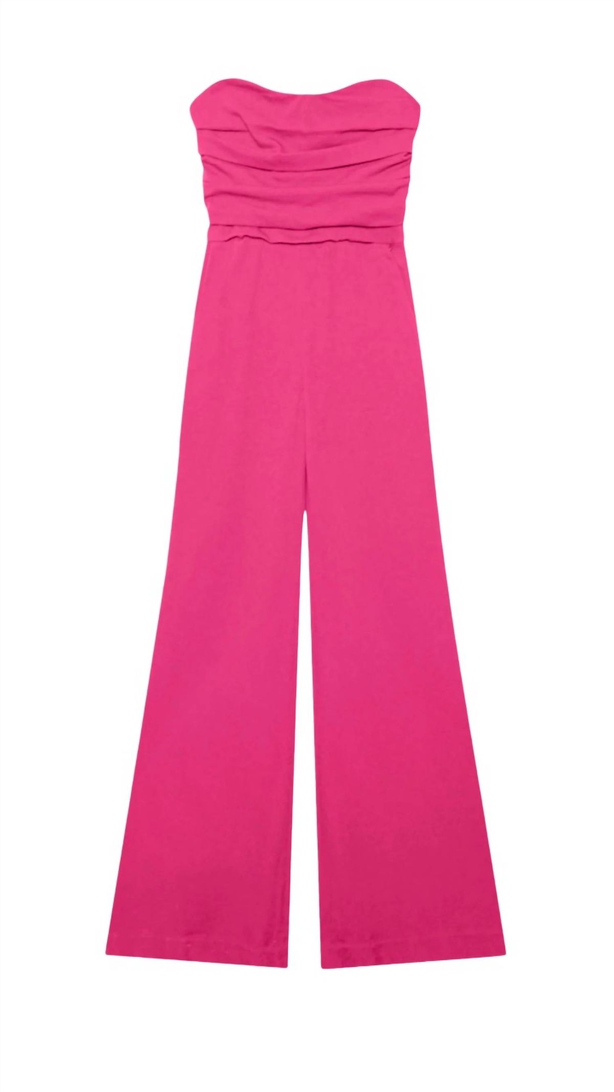 Style 1-3171505121-3414 JONATHAN SIMKHAI Size 4 Pink Formal Jumpsuit on Queenly