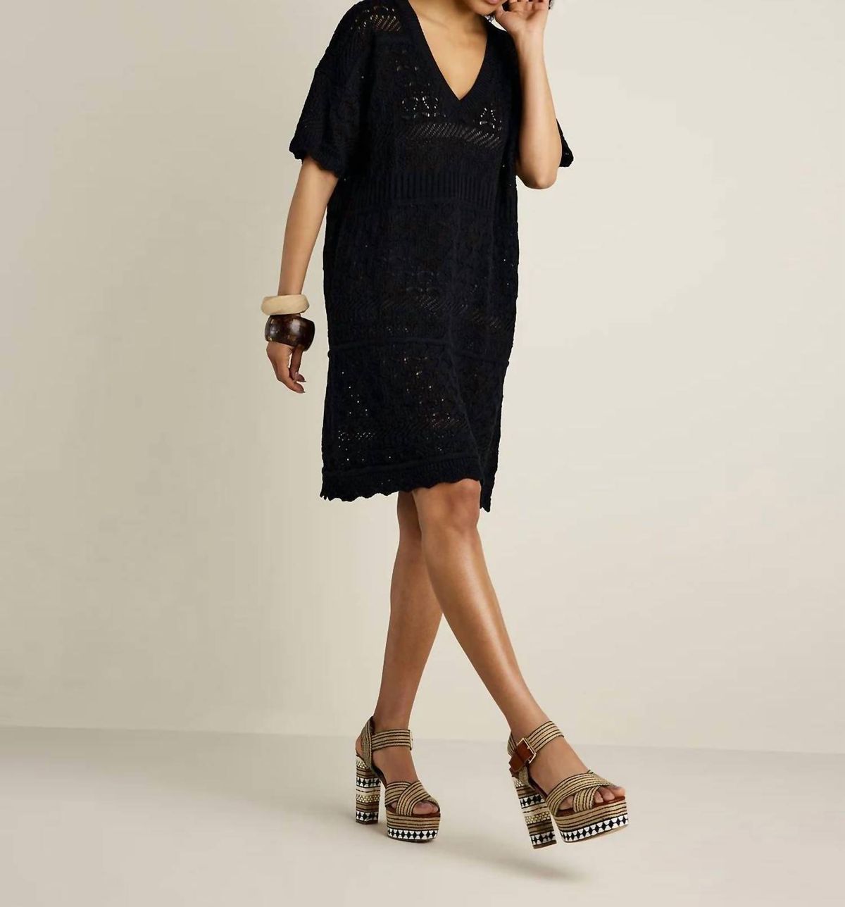 Style 1-3400401765-149 summum Size L Black Cocktail Dress on Queenly