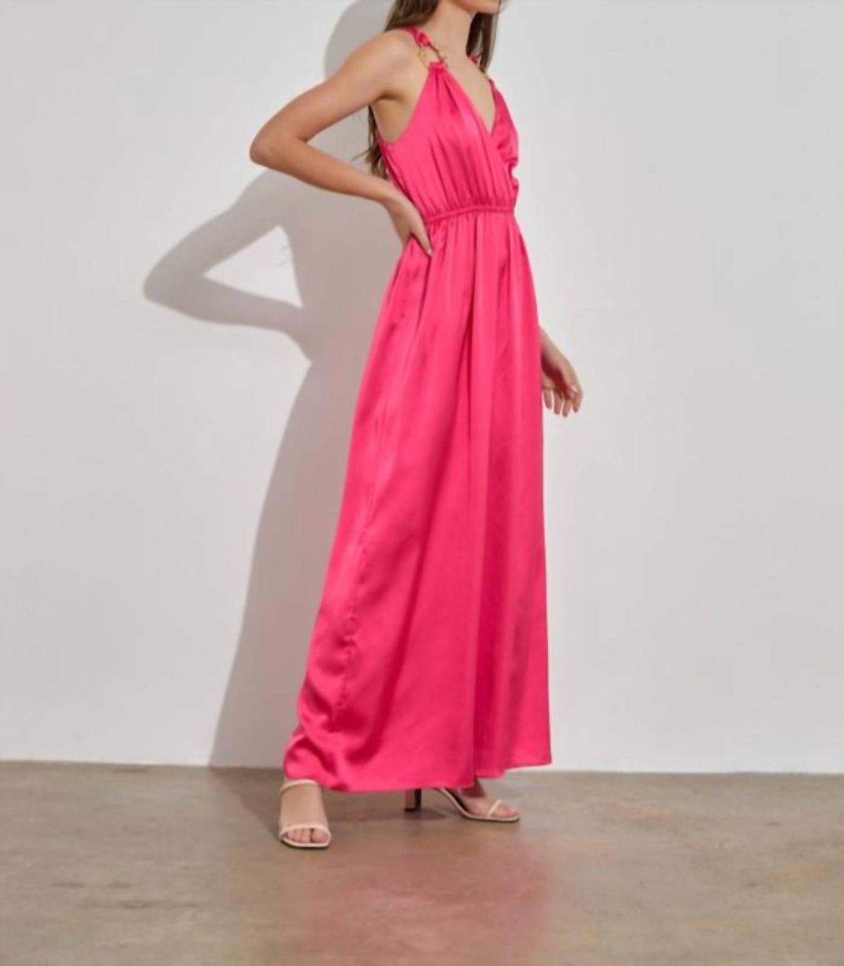 Style 1-350529169-892 DO+BE Size M Pink Formal Jumpsuit on Queenly