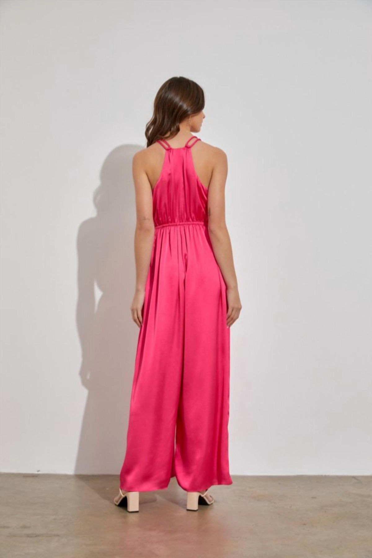 Style 1-350529169-892 DO+BE Size M Pink Formal Jumpsuit on Queenly