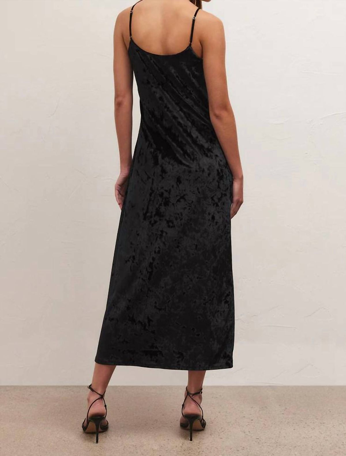 Style 1-4185206268-74 Z Supply Size S Velvet Black Cocktail Dress on Queenly