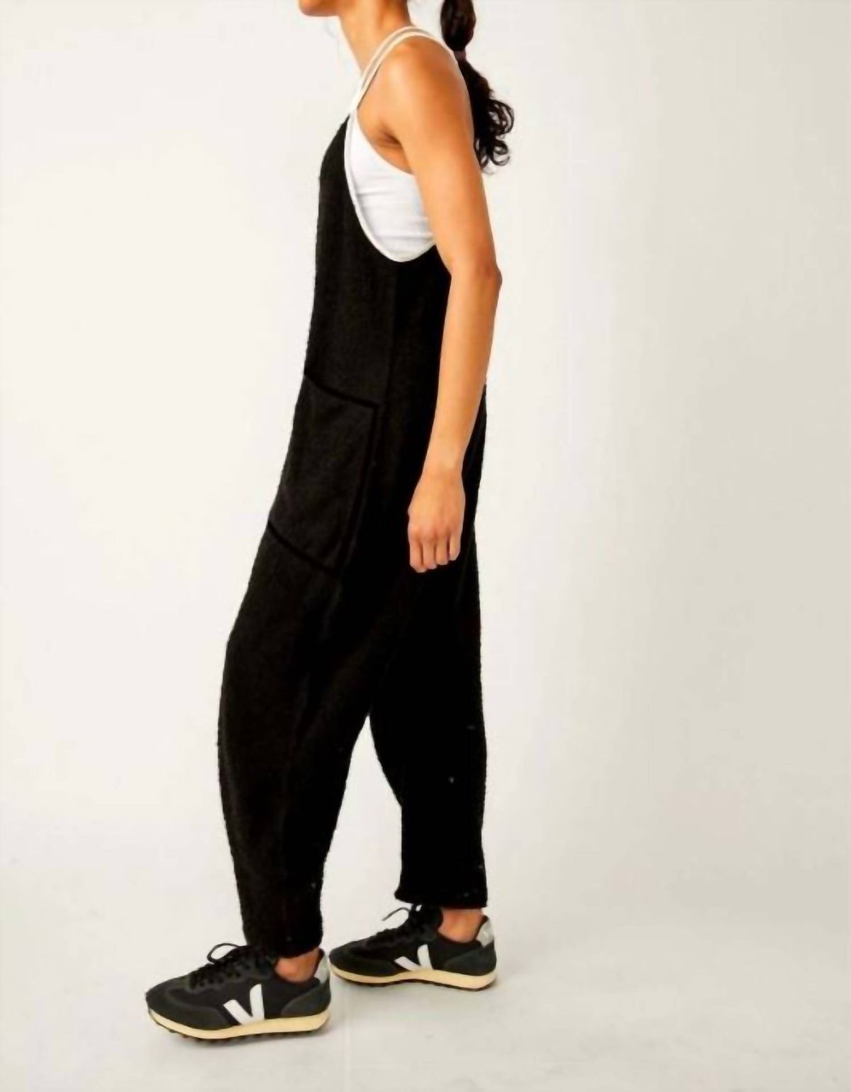 Style 1-4229062069-70 Free People Size XS Black Formal Jumpsuit on Queenly