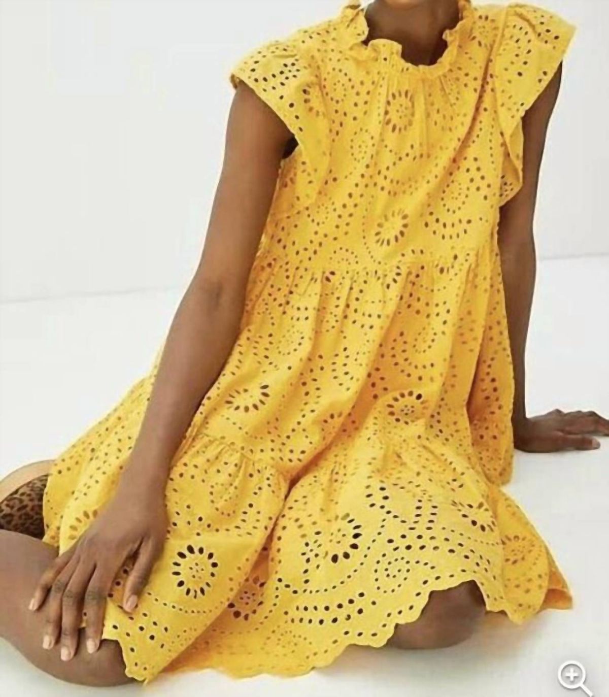 Style 1-532584389-149 En Saison Size L Yellow Cocktail Dress on Queenly