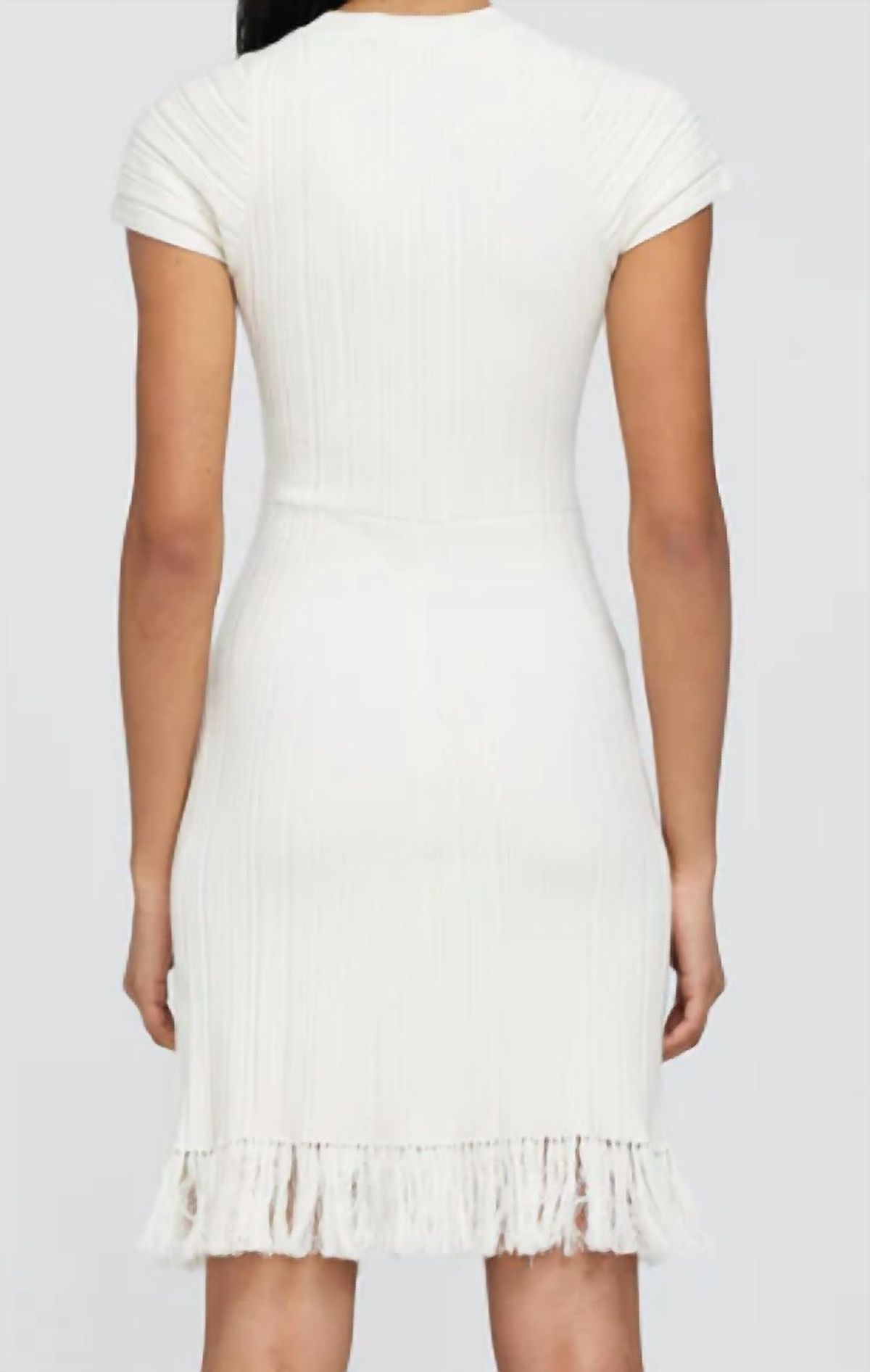 Style 1-757575540-74 JONATHAN SIMKHAI Size S White Cocktail Dress on Queenly