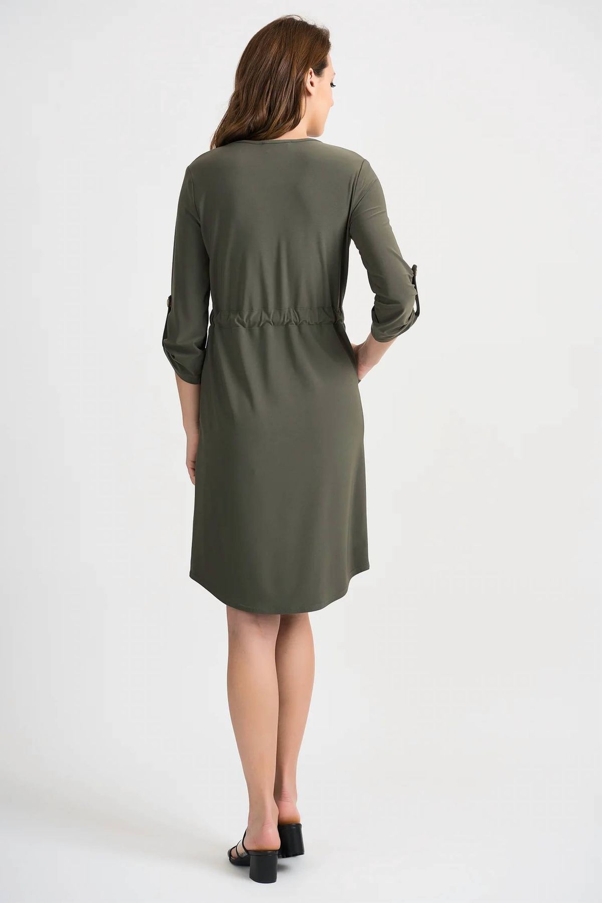 Style 1-864775595-1901 Joseph Ribkoff Size 6 Green Cocktail Dress on Queenly