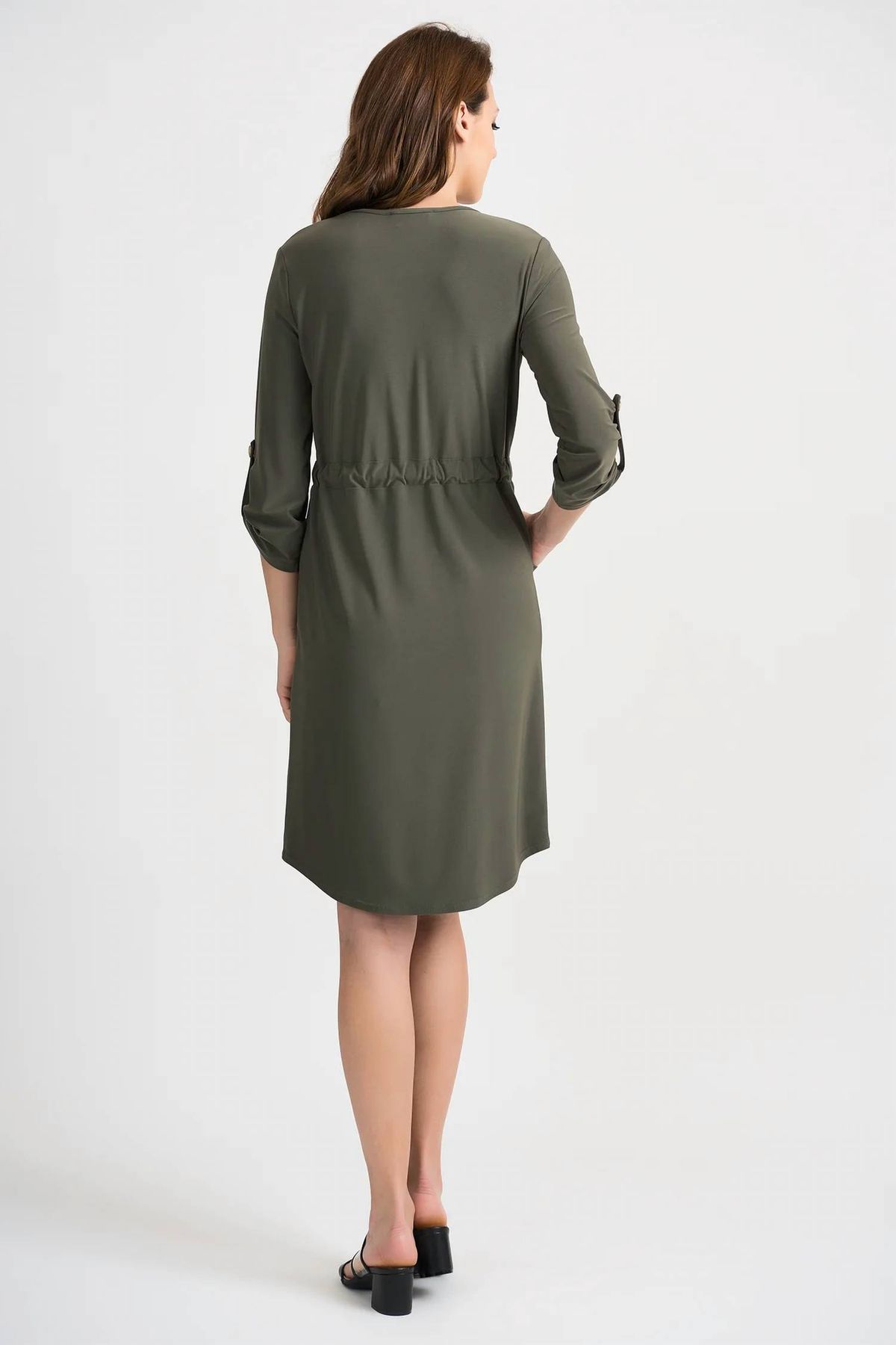 Style 1-864775595-98 Joseph Ribkoff Size 10 Green Cocktail Dress on Queenly