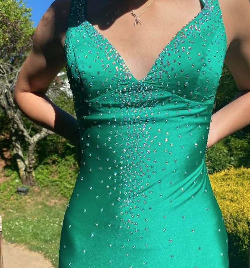Johnathan Kayne Size 2 Prom Green Mermaid Dress on Queenly