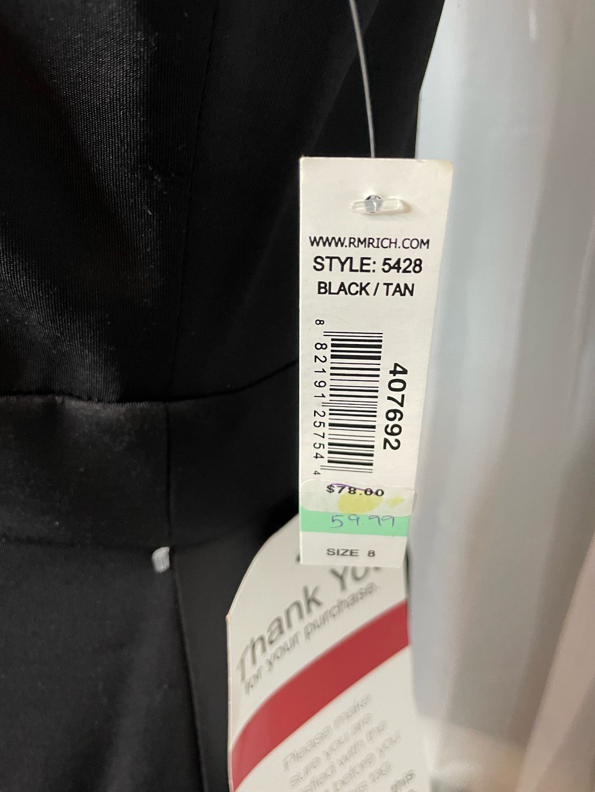 Size 8 Wedding Guest Black Cocktail Dress on Queenly