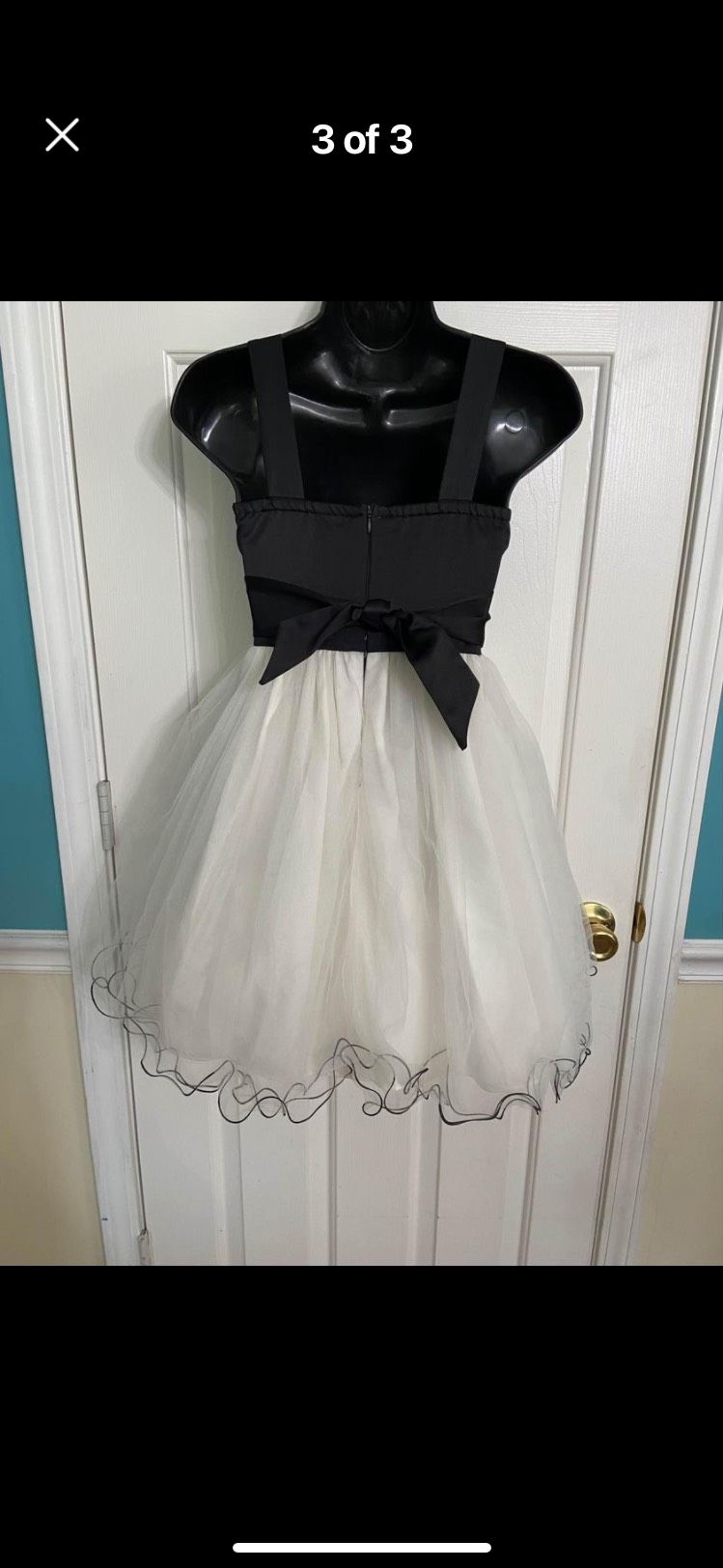 Girls Size 10 Black Ball Gown on Queenly