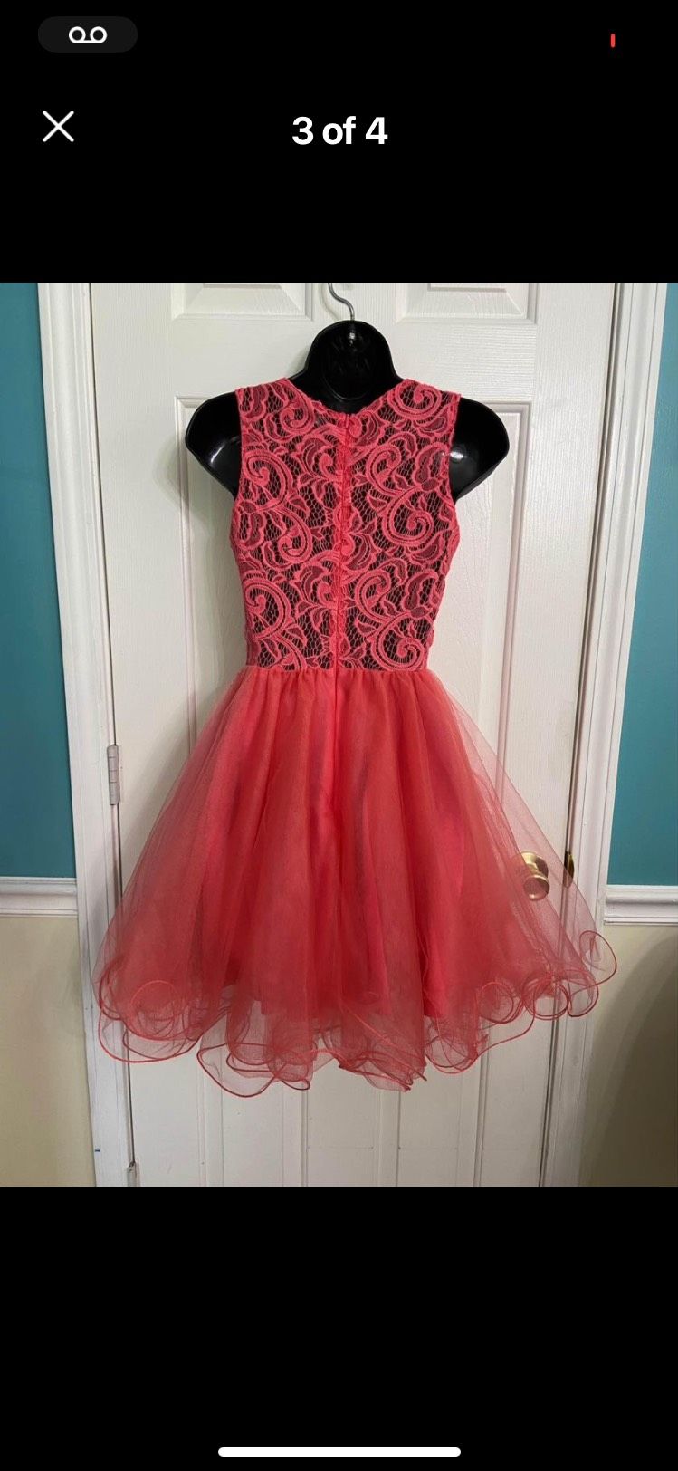 Size XS Orange Cocktail Dress on Queenly