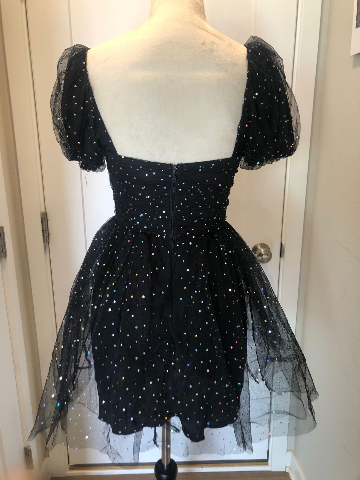 Windsor Size S Homecoming Black Cocktail Dress on Queenly