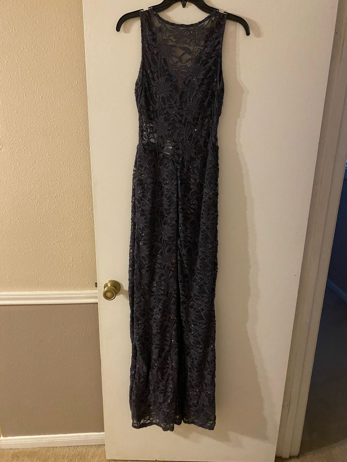 B. Darlin Size 6 Prom Gray A-line Dress on Queenly