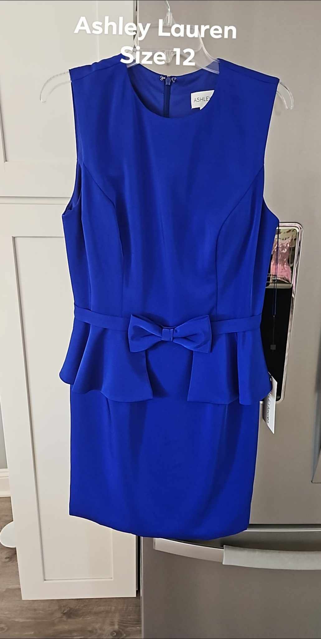 Ashley Lauren Size 12 Pageant Blue Cocktail Dress on Queenly