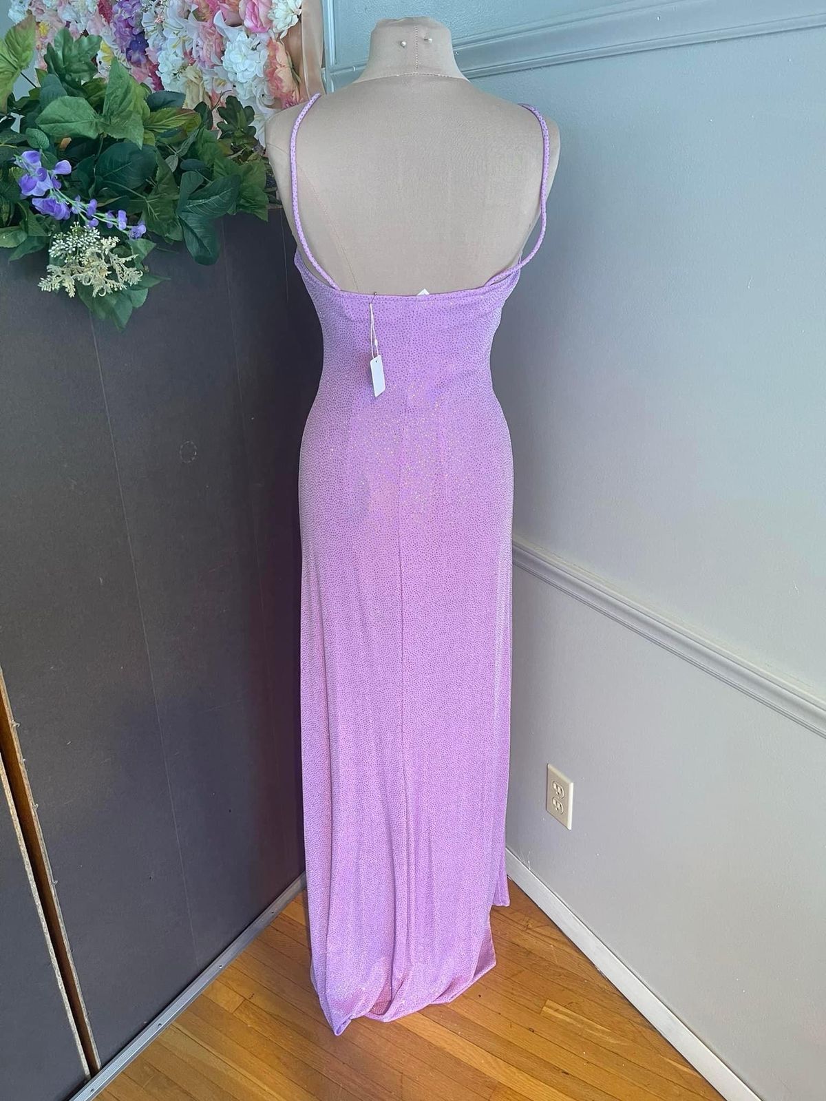 Size 4 Prom Purple Floor Length Maxi on Queenly