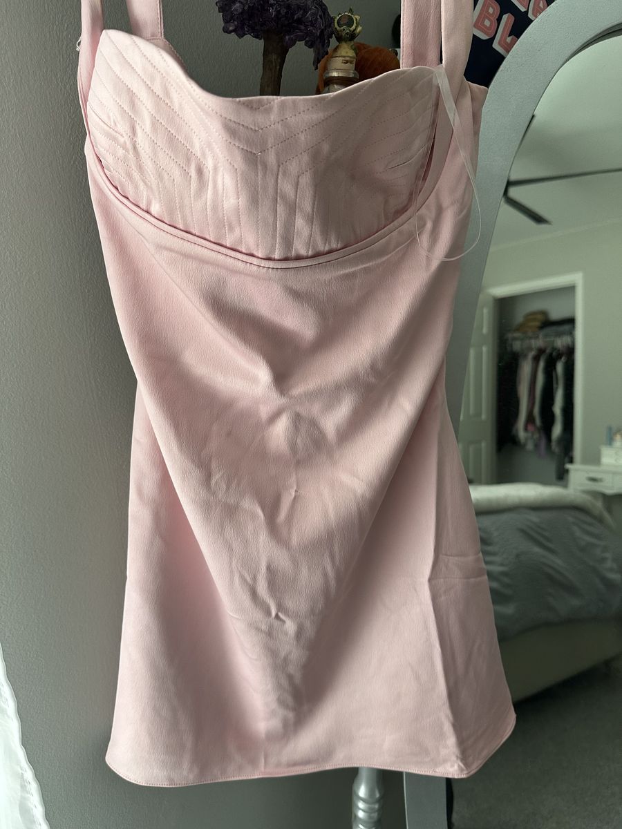 Style Kara Quartz mini dress  House of CB Size 4 Pink Floor Length Maxi on Queenly
