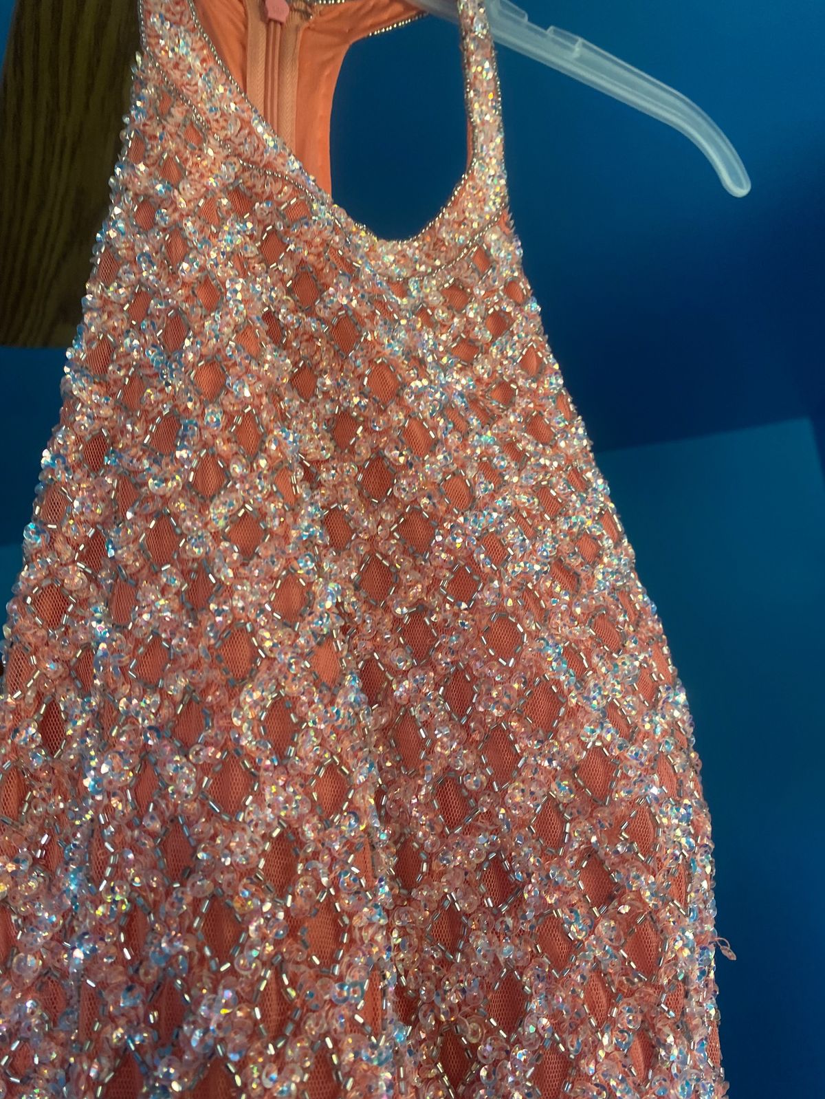Sherri Hill Plus Size 16 Prom Orange Cocktail Dress on Queenly