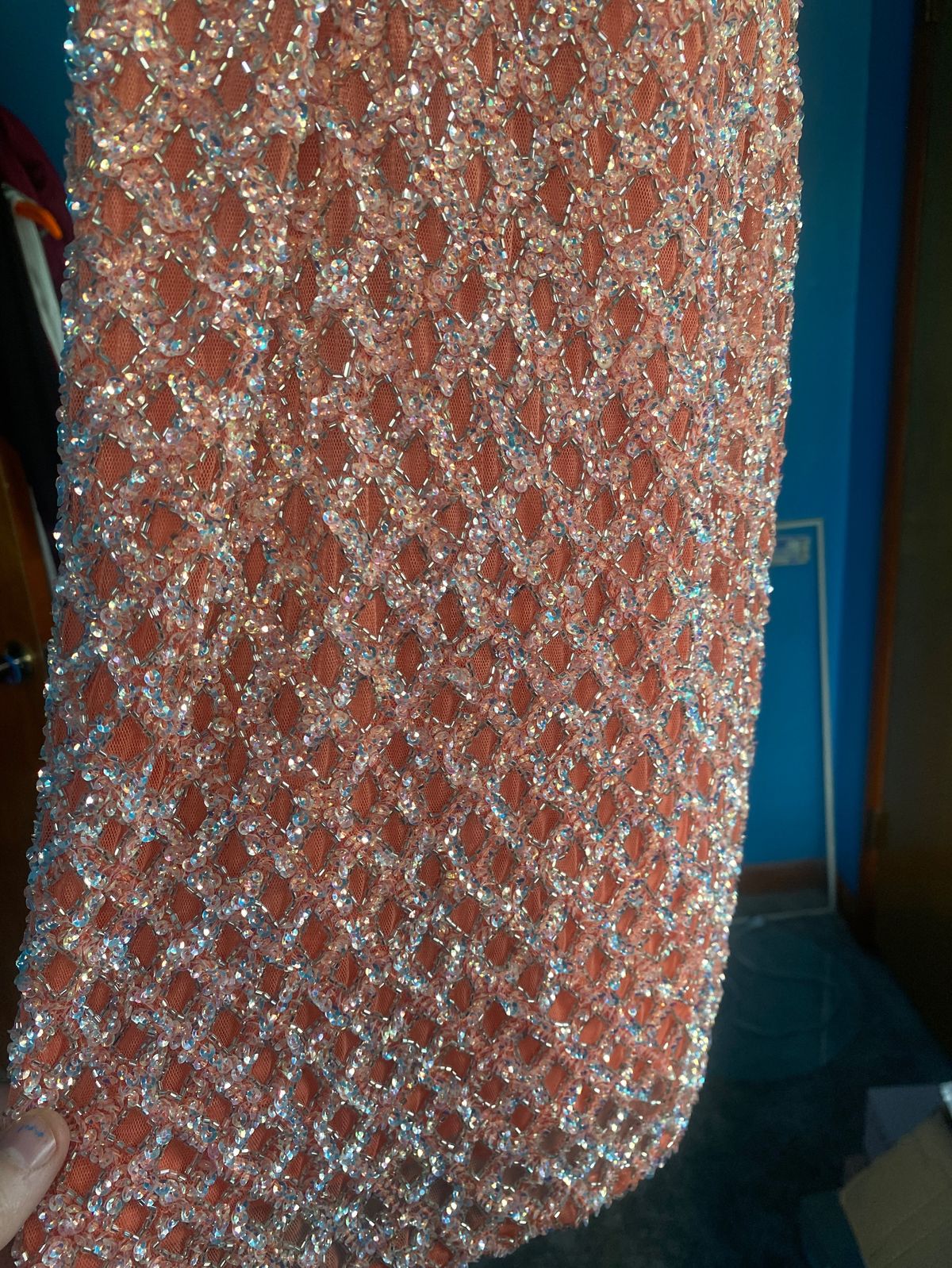 Sherri Hill Plus Size 16 Prom Orange Cocktail Dress on Queenly