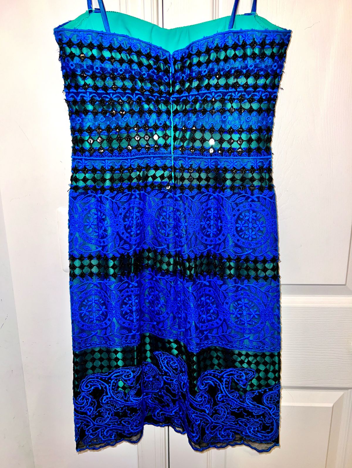 BCBG Size 0 Homecoming Multicolor Cocktail Dress on Queenly