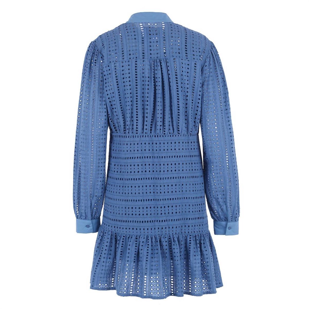 Style 1-2251953637-1691 THE SHIRT Size XL High Neck Blue Cocktail Dress on Queenly