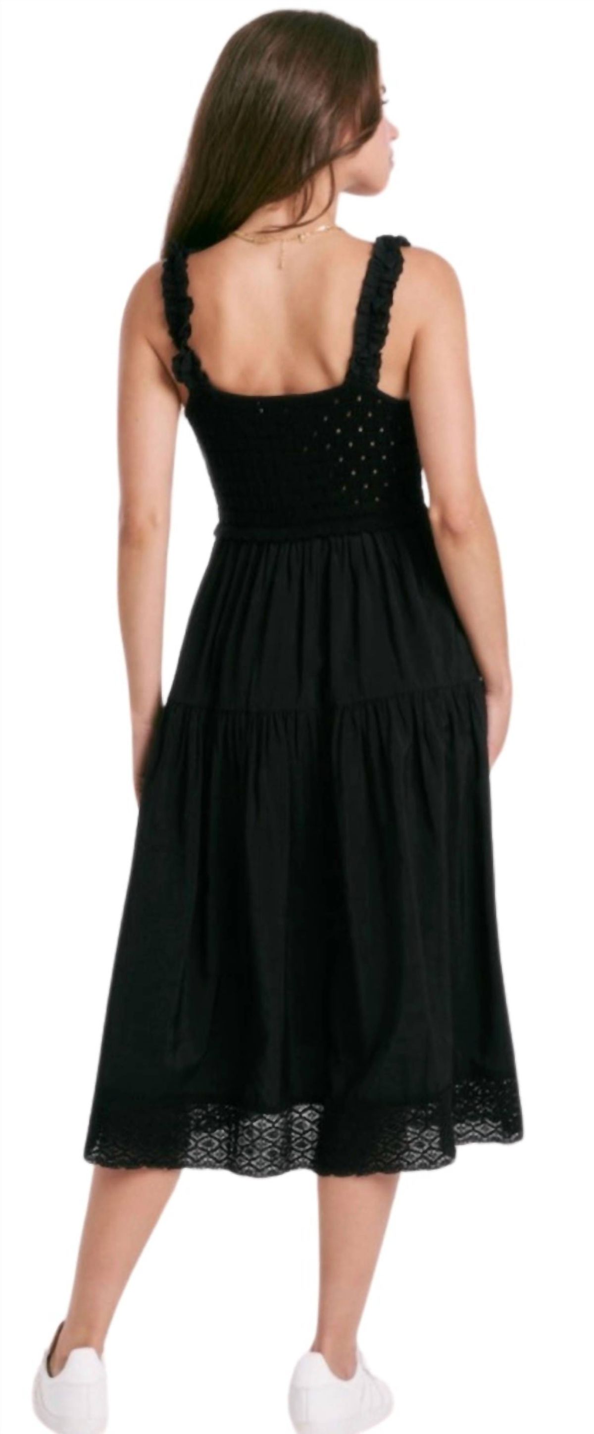 Style 1-2316072601-149 Another Love Size L Halter Sheer Black Cocktail Dress on Queenly