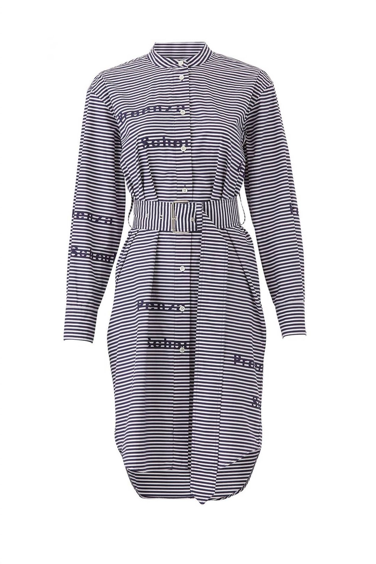 Style 1-2774087146-74-1 Proenza Schouler White Label Size S Long Sleeve Blue Cocktail Dress on Queenly