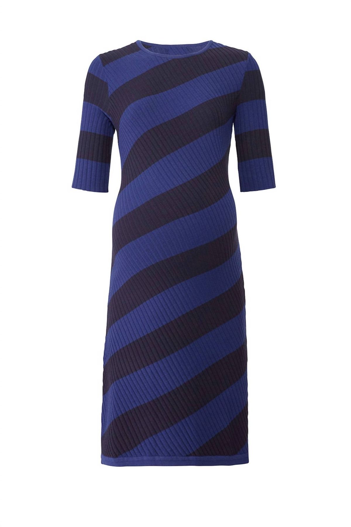 Style 1-3371566959-149-1 A Pea in the Pod Size L Navy Blue Cocktail Dress on Queenly
